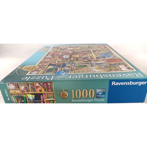 The Bizarre Bookshop No. 2 1000 Piece Jigsaw Puzzle by Ravensburger - Picture 2 of 4